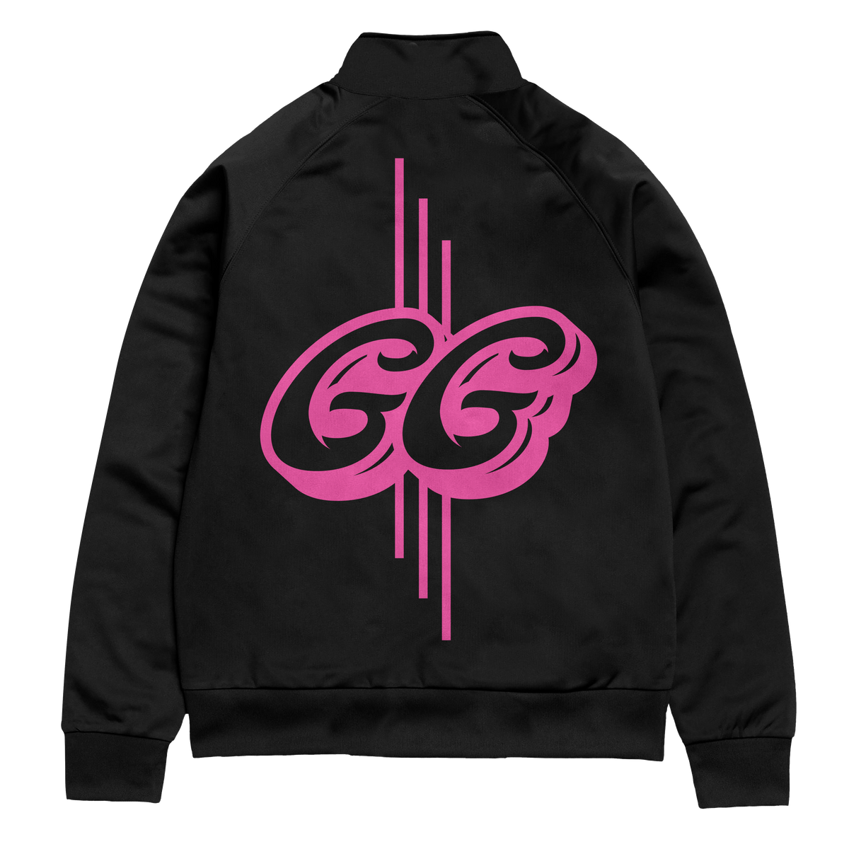 GG GRAPHIC JACKET - PANTS PRO GAMER SET BLACK WIH PINK LOGOS