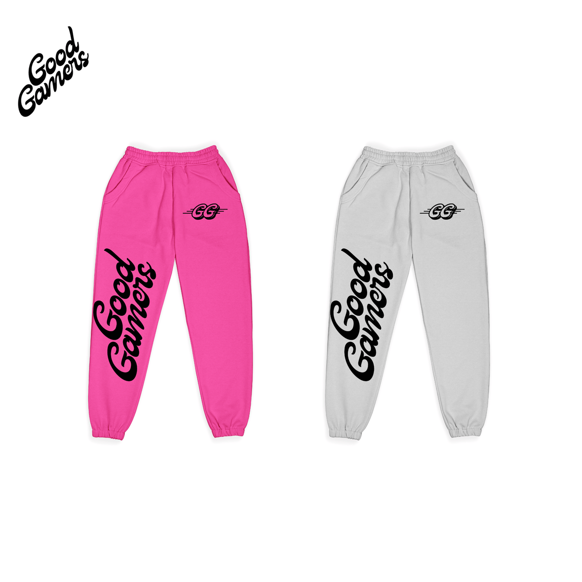GG GRAPHIC NEW GAMER 2-PACK SWEATPANTS GREY &amp; PINK
