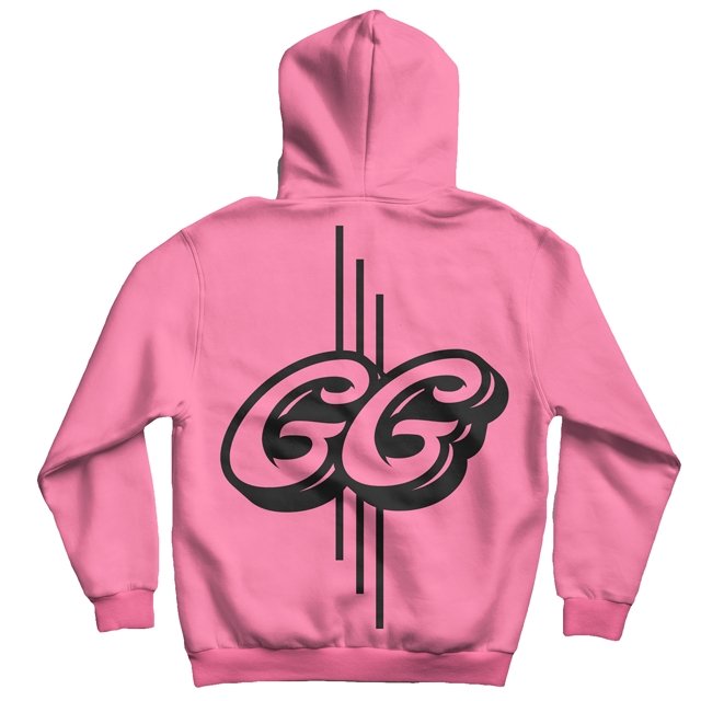 Classic GG Graphic Hoodie - Pink/Black - Good Gamers