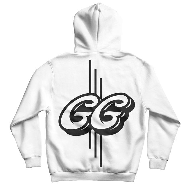 Classic GG Graphic Hoodie - White - Good Gamers