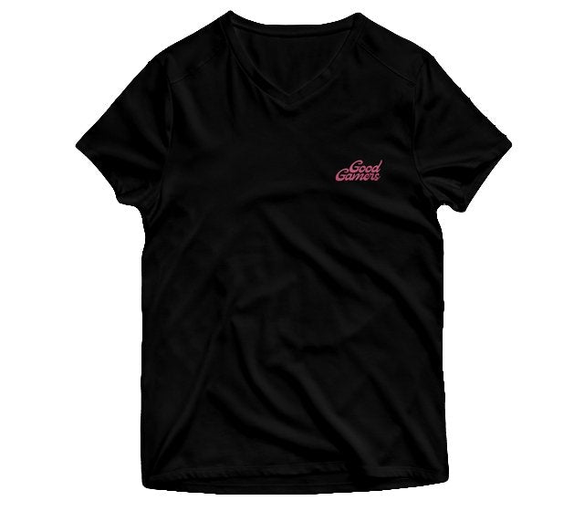 CLASSIC GOOD GAMERS T-SHIRT - BLACK/PINK - Good Gamers