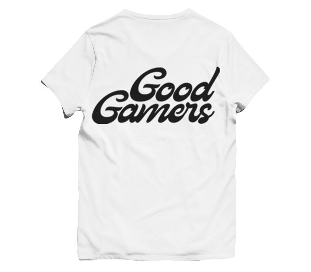 CLASSIC GOOD GAMERS T-SHIRT - WHITE - Good Gamers