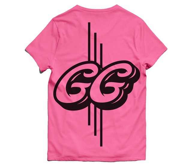 GG GRAPHIC T-SHIRT - PINK/BLACK - Good Gamers