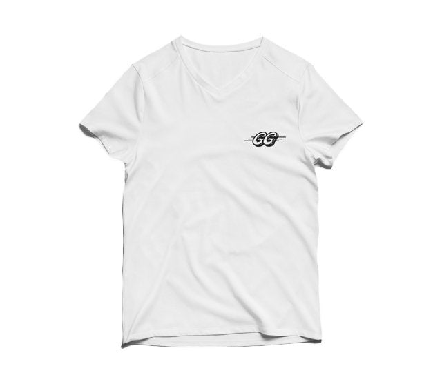 GG GRAPHIC T-SHIRT - WHITE/BLACK - Good Gamers